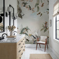 Birds Nectar Mural Wallpaper - room preview 02