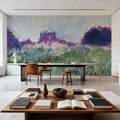 Impressionsitic Meadow Mural Wallpaper - room preview 02
