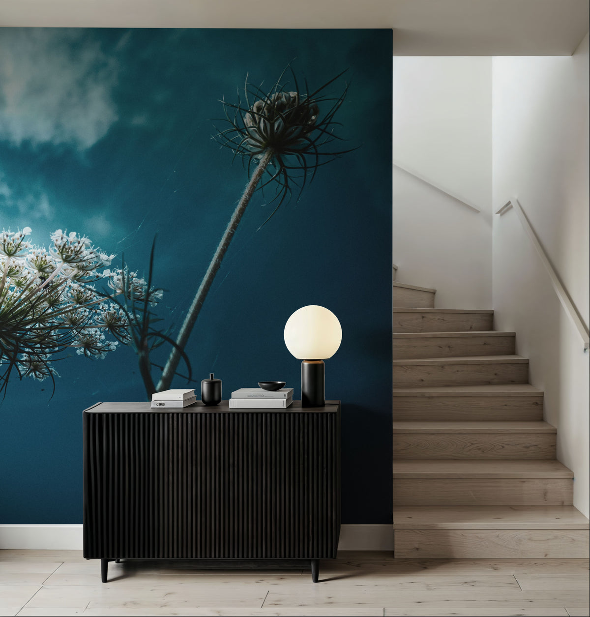 Wild Carrot Mural Wallpaper - room preview 02