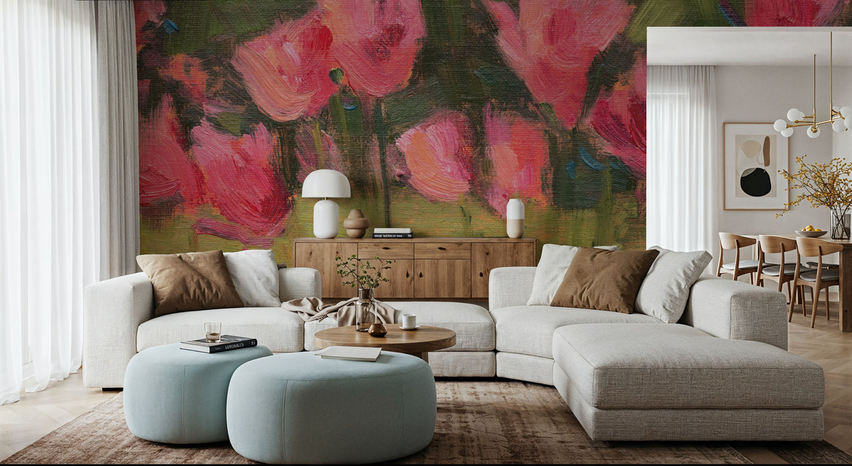 Spring Flowers Mural Wallpaper - room preview 02