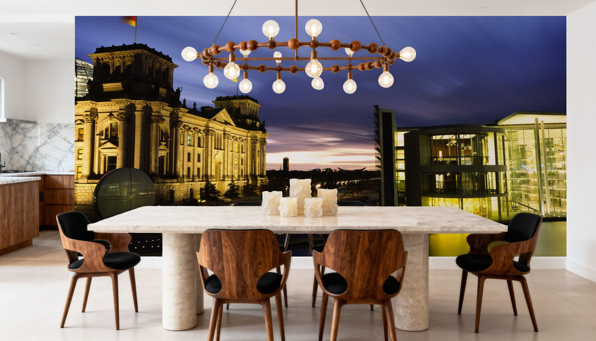 Capitol Twilight Mural Wallpaper - room preview 02
