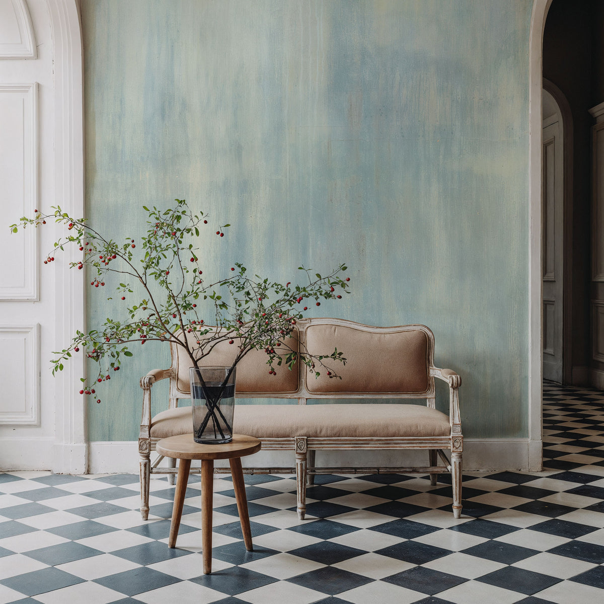 Concrete Surface, Sky Mural Wallpaper - room preview 02