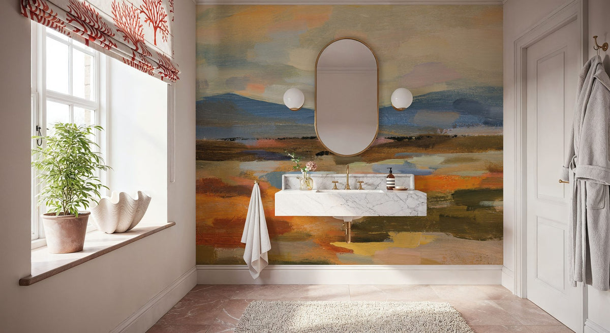 Distant Mountain I Mural Wallpaper - room preview 02