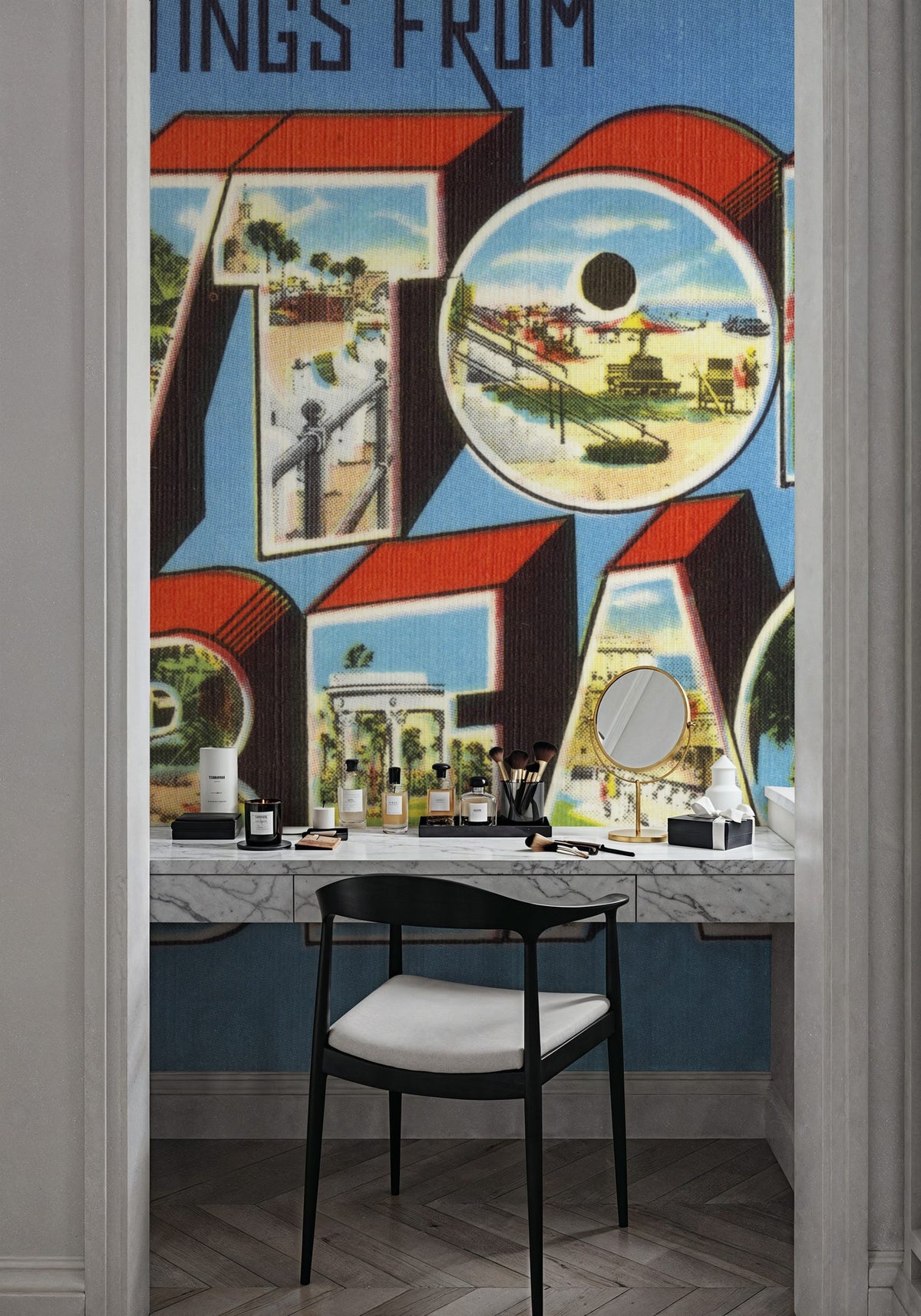 Greetings From Daytona Beach Mural Wallpaper - room preview 02
