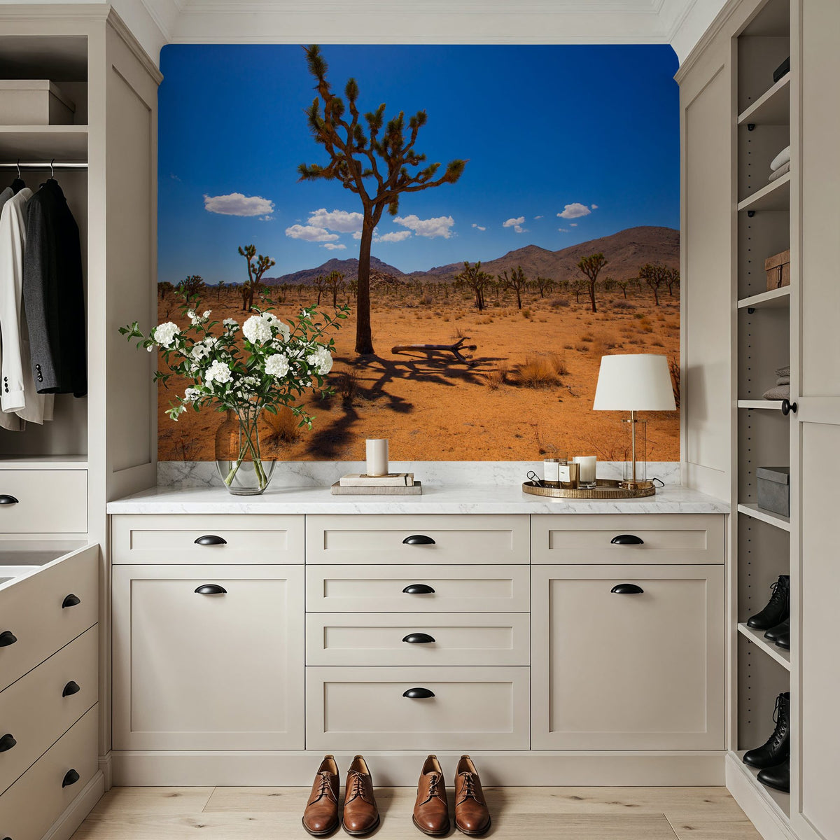 Joshua Tree Blue VIII Mural Wallpaper - room preview 02