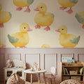Lovely Ducklings Mural Wallpaper - room preview 02