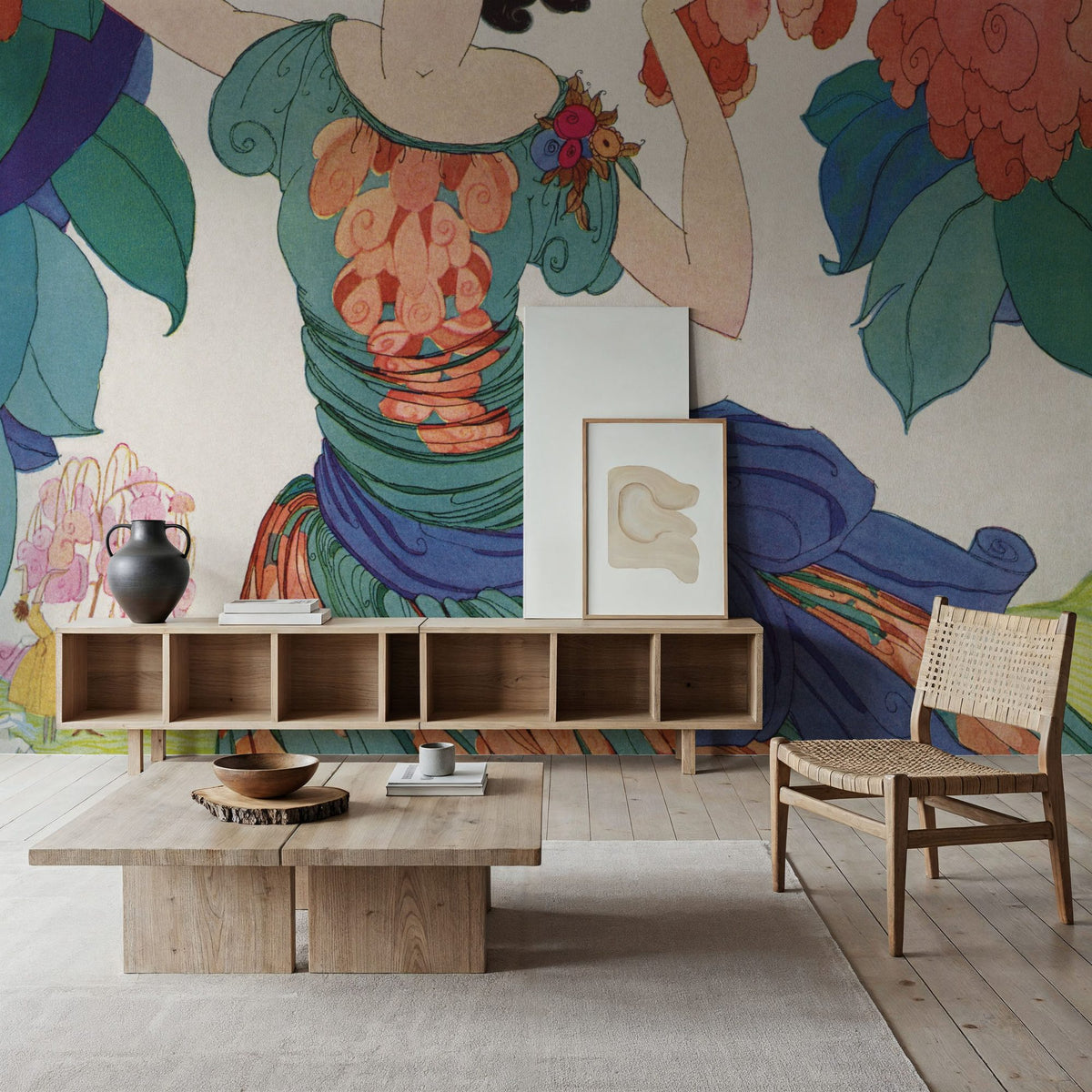 Vintage Fashion Cover III Mural Wallpaper - room preview 02