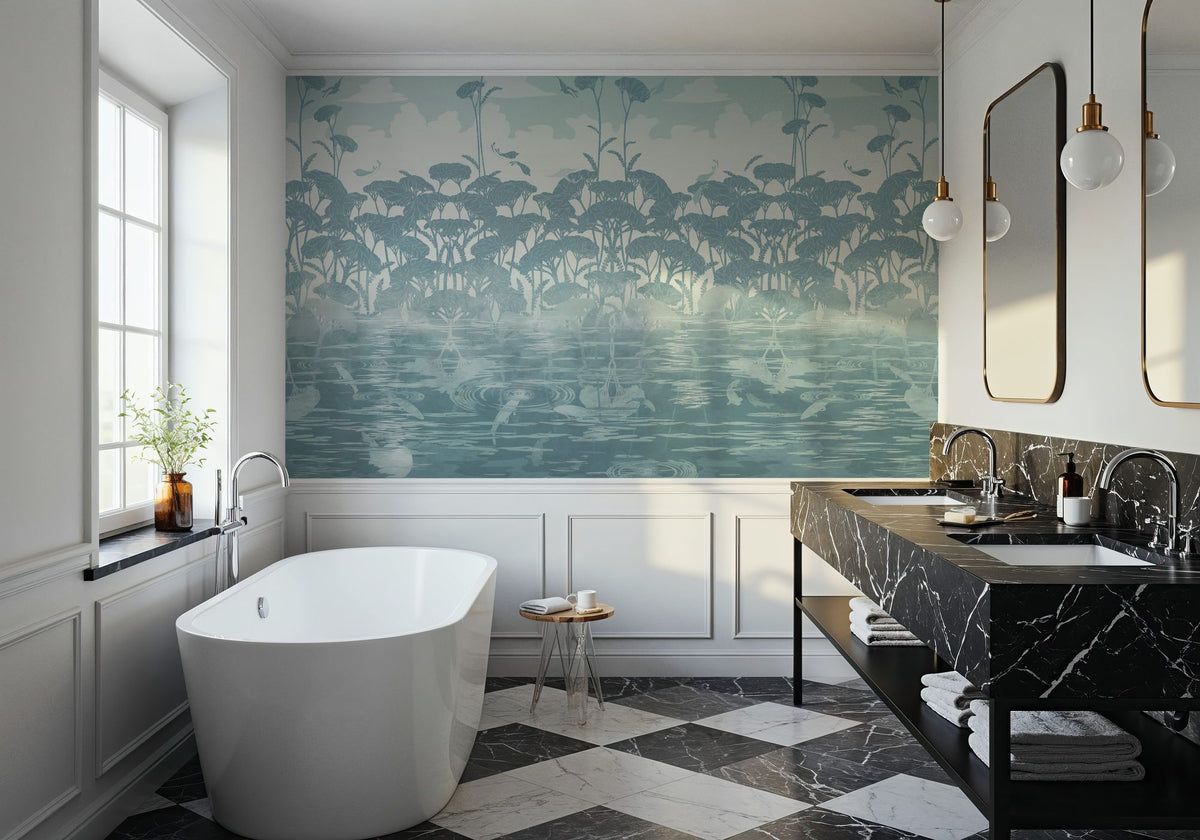 As Above So Below Sky Mural Wallpaper - room preview 02