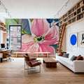 Floral Burst I Mural Wallpaper - room preview 02