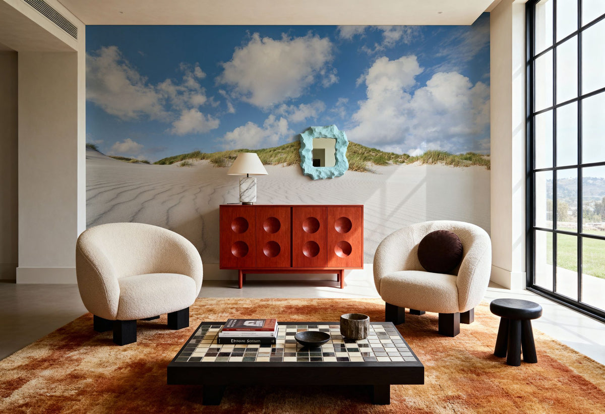 Sand Dune Macro Mural Wallpaper - room preview 02