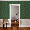 Harvest Time Green Mural Wallpaper - room preview 02