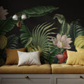 Banana Bloom Border Mural Wallpaper - room preview 02