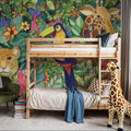 Hello From the Jungle Mural Wallpaper - room preview 02