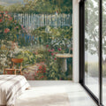Birdhouse Garden Mural Wallpaper - room preview 02