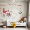 Holiday Traditions I Red Mural Wallpaper - room preview 02