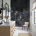 Field of Dreams Dark Blue Mural Wallpaper - room preview 02