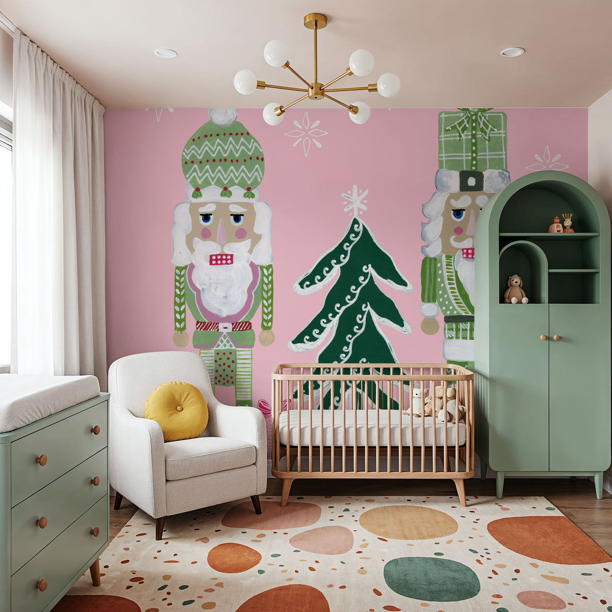 Dreamland Nutcrackers III Mural Wallpaper - room preview 02