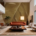 Ornate Monstera Leaf I Mural Wallpaper - room preview 02