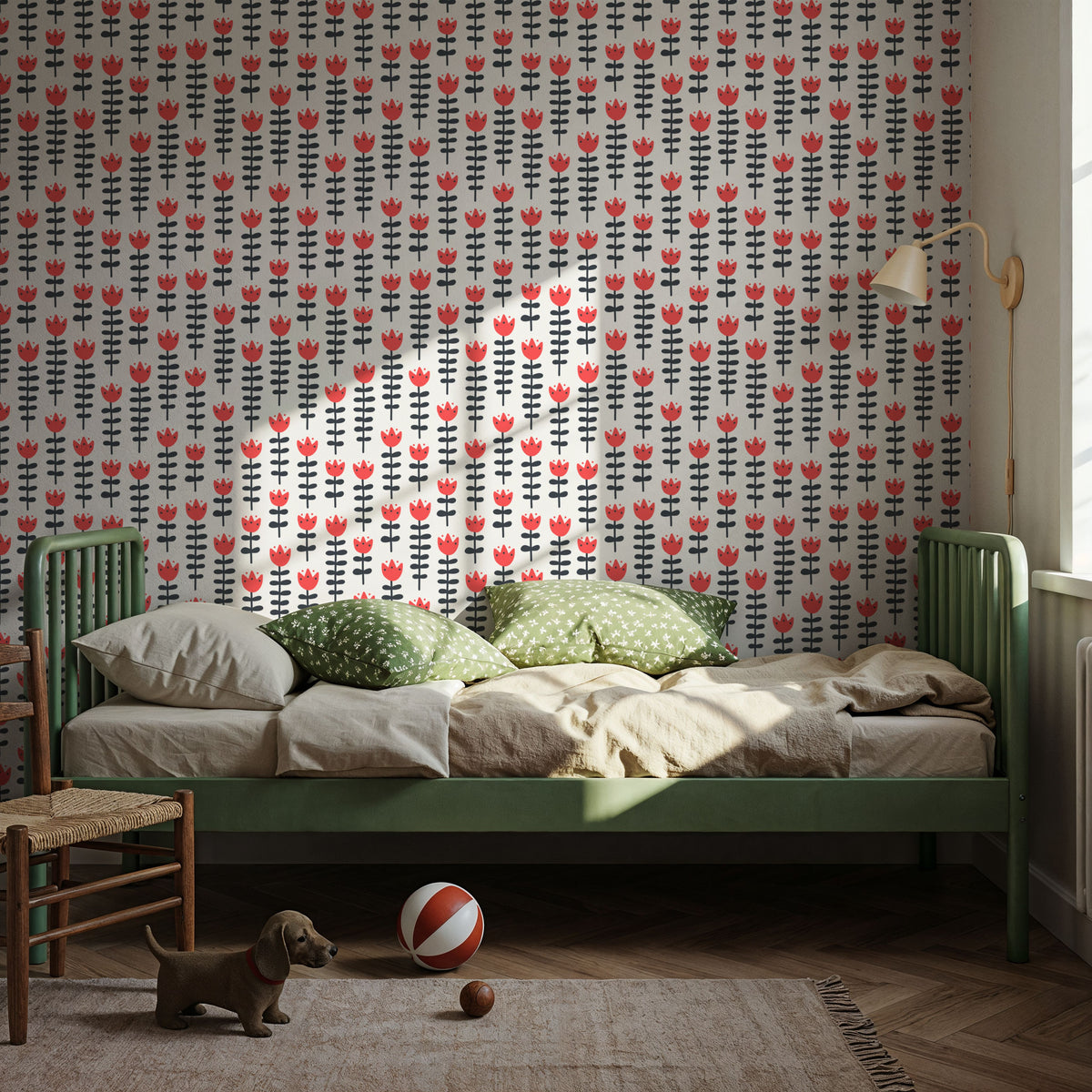 Pierre Mural Wallpaper - room preview 02
