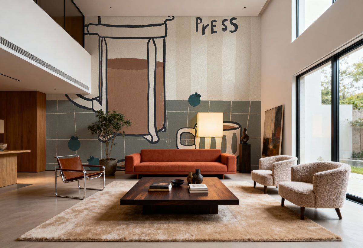 My Morning Coffee I Mural Wallpaper - room preview 02
