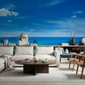 Mediterranean Bike Hike Mural Wallpaper - room preview 02