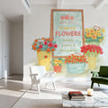 Flea Market Flowers II Mural Wallpaper - room preview 02
