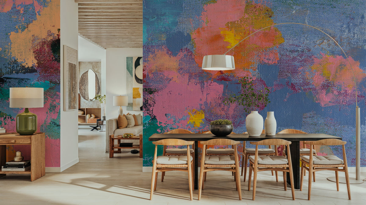 May Floral I Mural Wallpaper - room preview 02