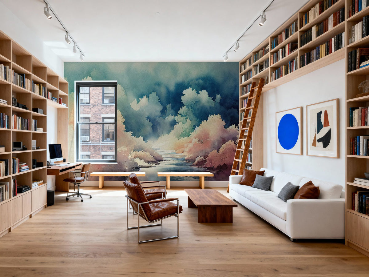 Riverbank Mural Wallpaper - room preview 02