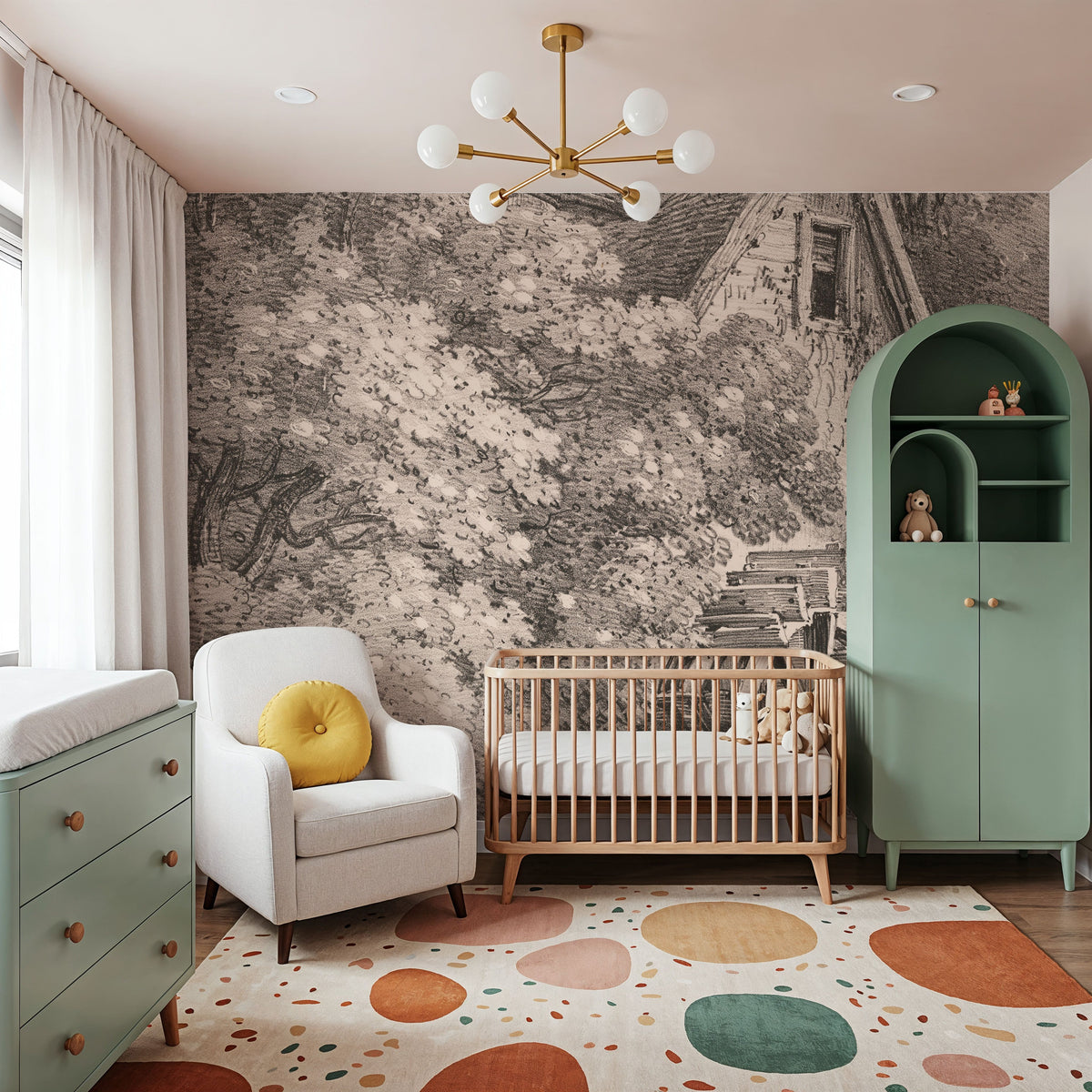 Elder Tree Mural Wallpaper - room preview 02
