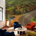 Deerfield River Valley Mural Wallpaper - room preview 02