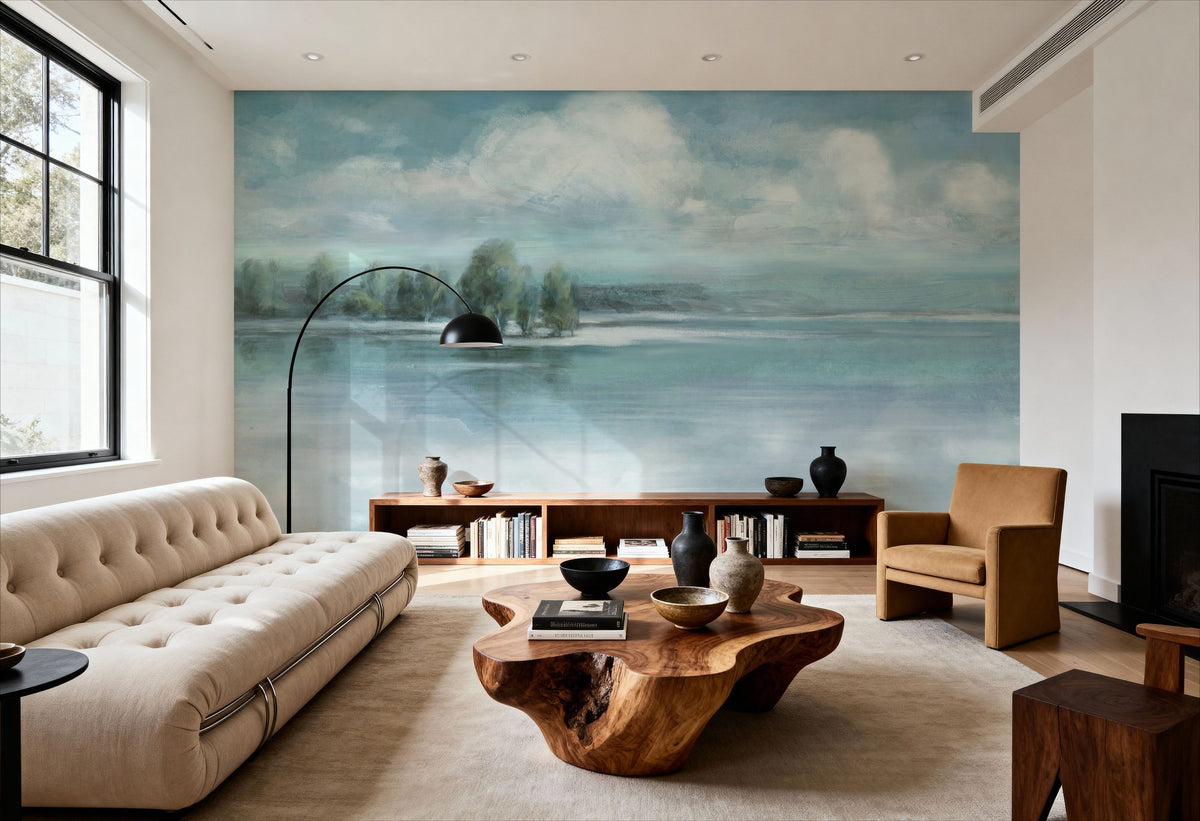 Cloud Horizon Mural Wallpaper - room preview 02