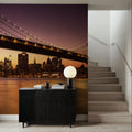 Golden Hour Bridge III Mural Wallpaper - room preview 02