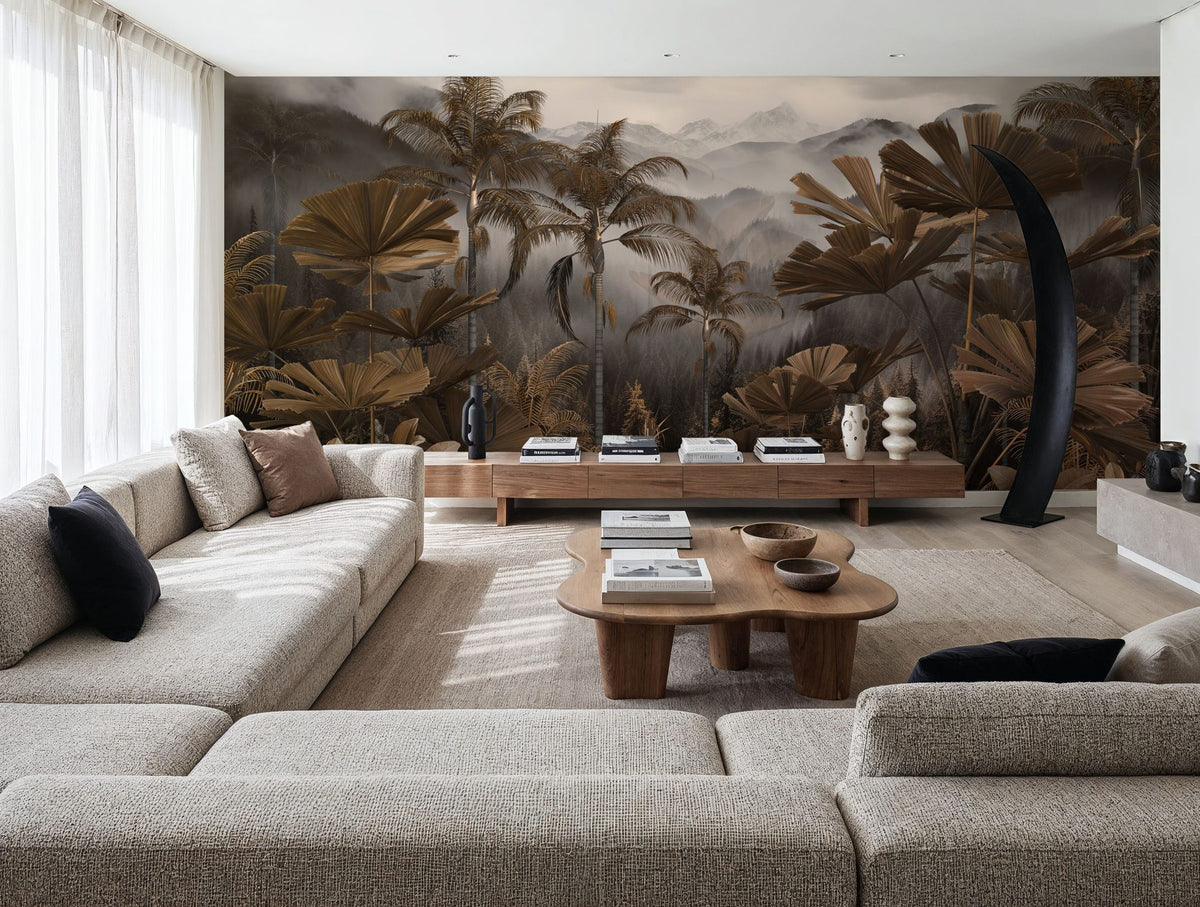 Vintage Valley Mural Wallpaper - room preview 02