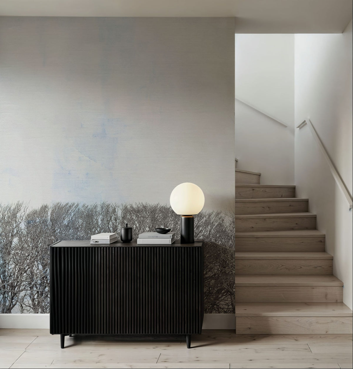Row of Trees Mural Wallpaper - room preview 02
