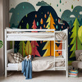 Fantasy Forest Fall Mural Wallpaper - room preview 02