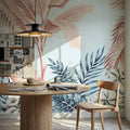 Stealth Flamingo Mural Wallpaper - room preview 02