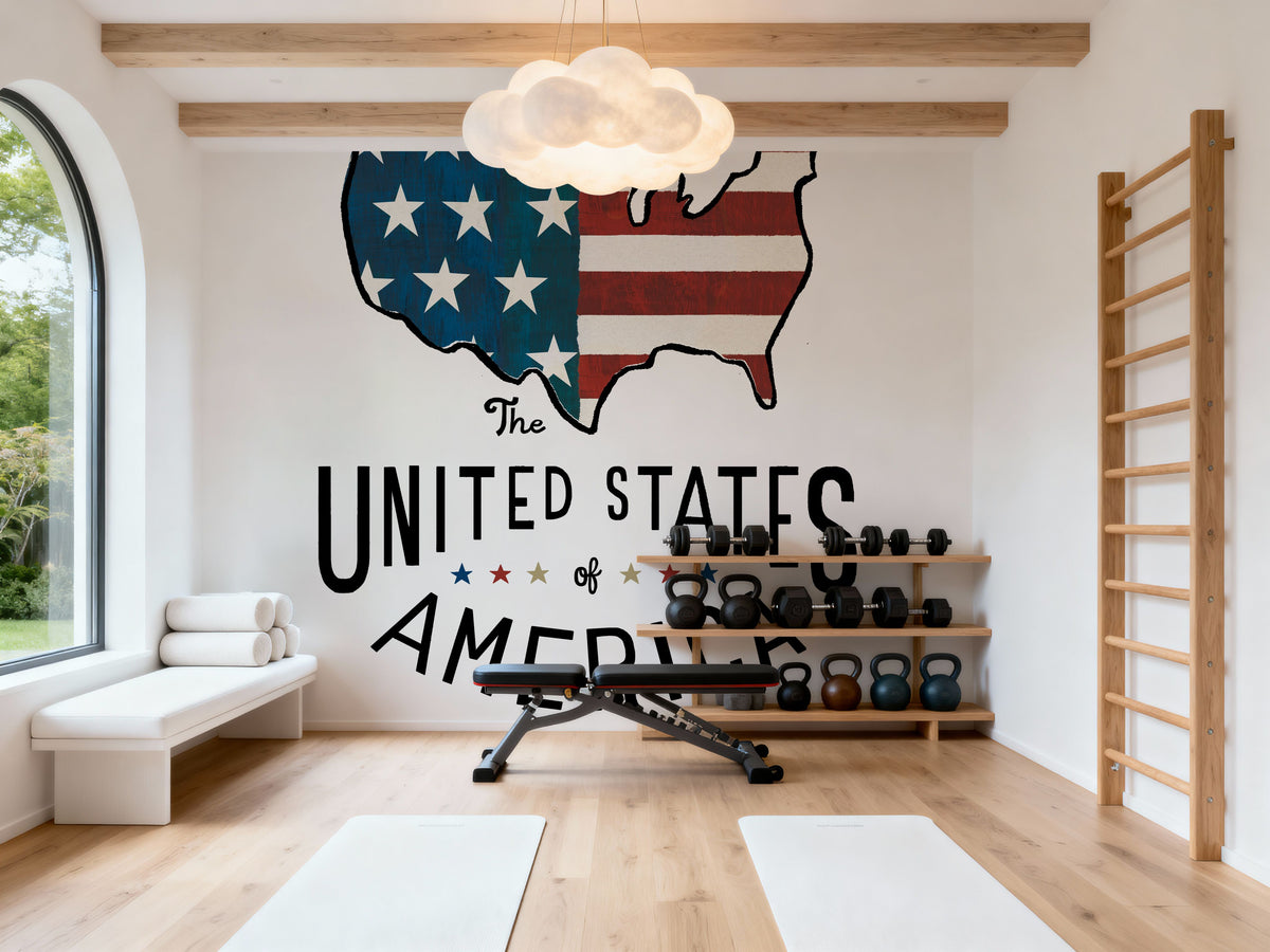 Road Trip United States of America Mural Wallpaper - room preview 02