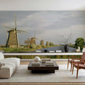 Riverside Windmills Mural Wallpaper - room preview 02