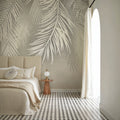 Snow Palms Mural Wallpaper - room preview 02