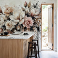 Spring Bouquet - Watercolor Flower Series Mural Wallpaper - room preview 02
