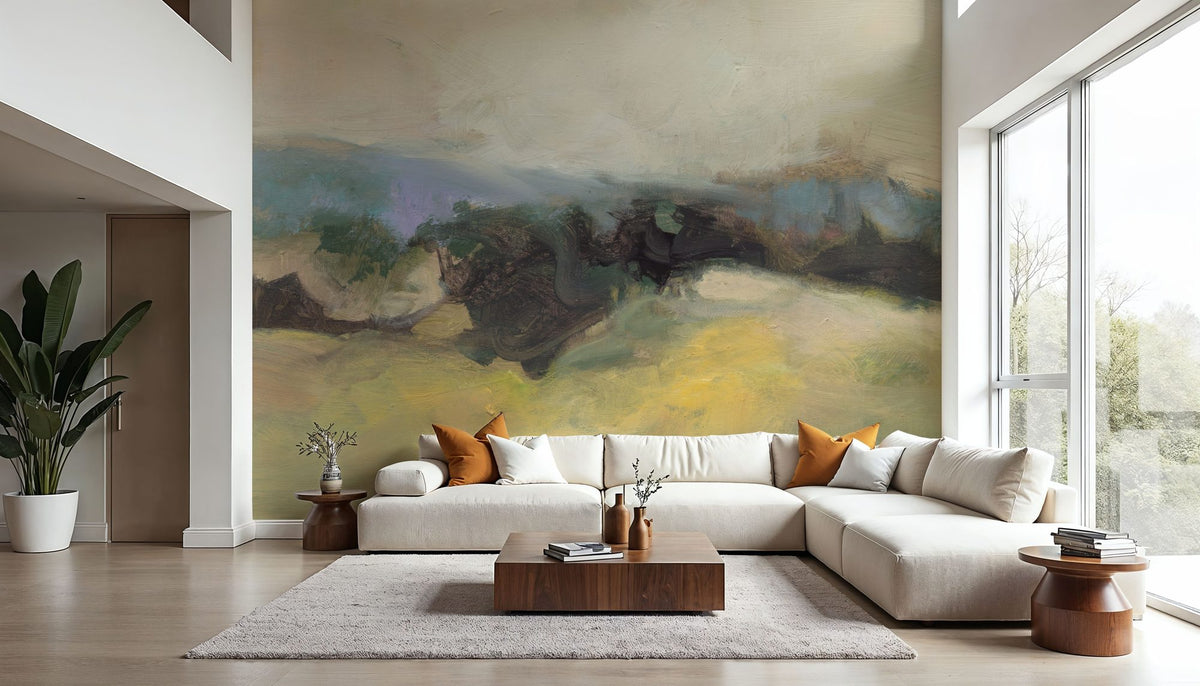 Valley View Mural Wallpaper - Warm Tone - room preview 02