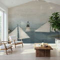 Sailing Ships II Mural Wallpaper - room preview 02