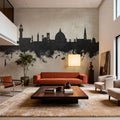 Florence Italy Skyline Concrete Mural Wallpaper - room preview 02