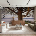 Twilight Solitude Tree Mural Wallpaper - room preview 02