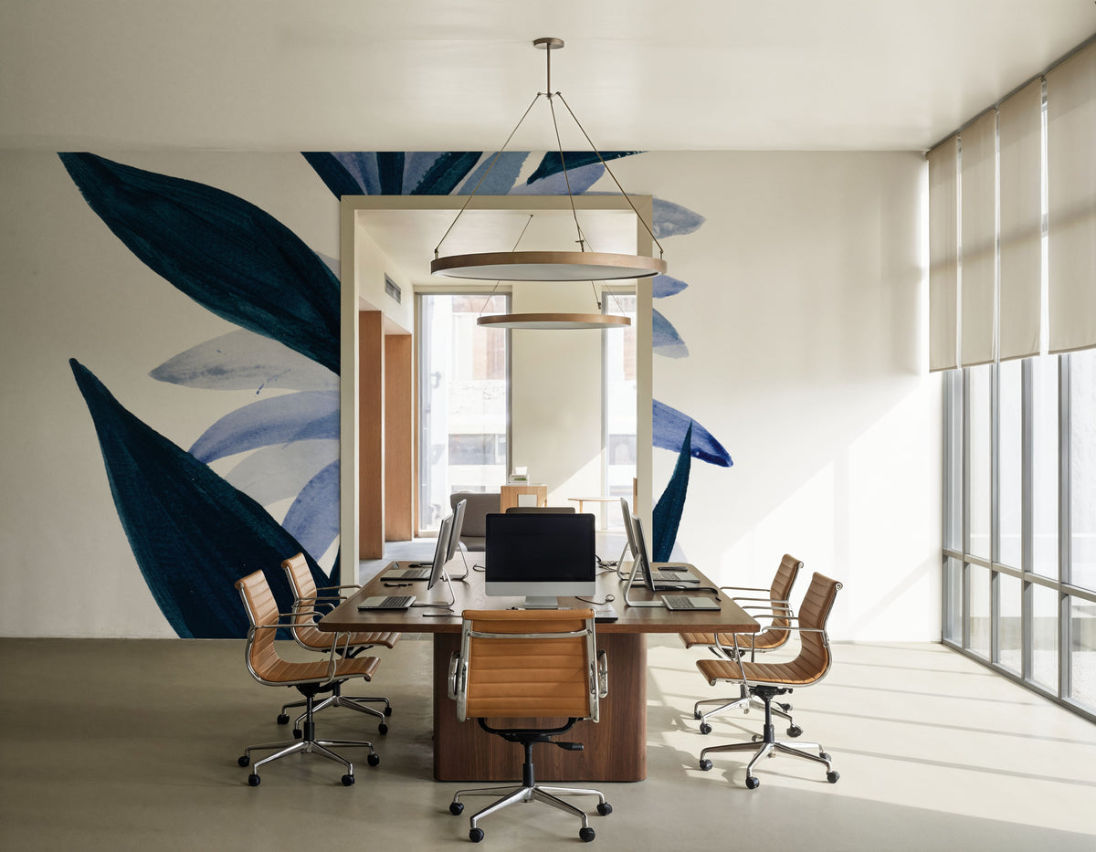 Midnight Blossoms I Mural Wallpaper - room preview 02
