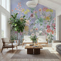 Summer Meadow Mural Wallpaper - Neutral Tone - room preview 02