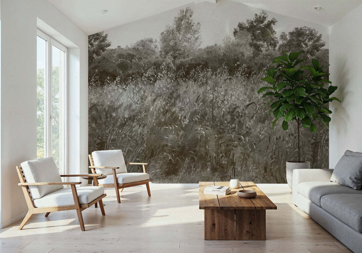 Meadow Whisper, Earth Mural Wallpaper - room preview 02