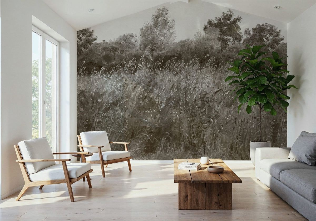 Meadow Whisper, Earth Mural Wallpaper - room preview 02