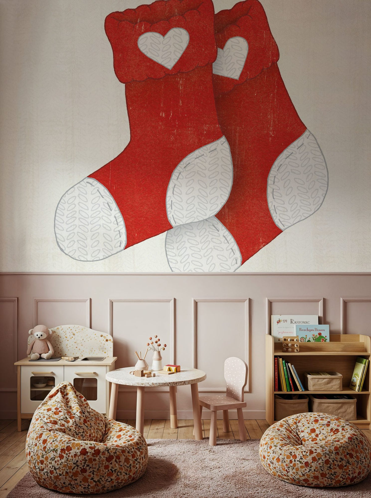 Winter Sentiments I Mural Wallpaper - room preview 02