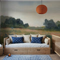 Blue Meadow Mural Wallpaper - room preview 02